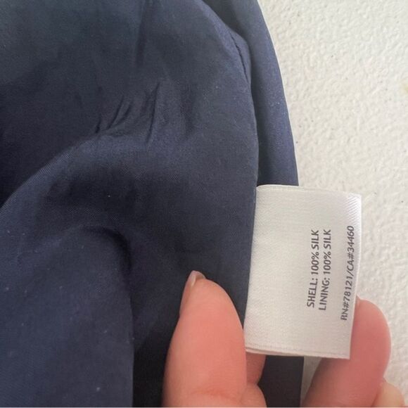 Eileen Fisher 100% Silk Sleeveless Blouse Sequins Statement Top Lined Sz 1X - Picture 9 of 9